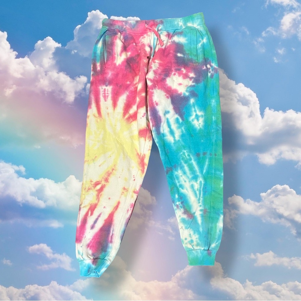 NOVA MENS TIE DYE JOGGER SWEATPANTS - SZ L